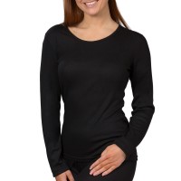 Trofe Wool Bamboo Solids Longsleeve Top 