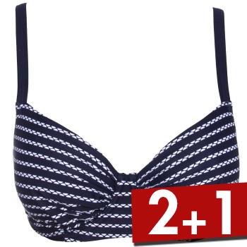 Damella Navy Stripe Bikini Underwire Bra * Gratis verzending *