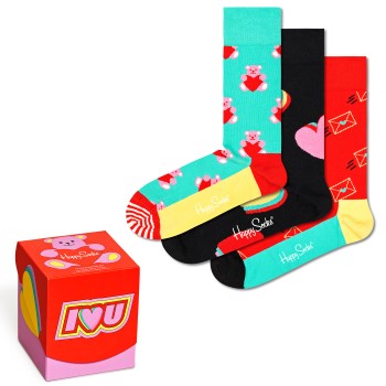 Happy socks 3 stuks I Love You Gift Box