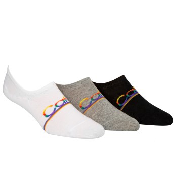 Calvin Klein Legwear 3 pakkaus Toby Pride Sneaker Liner Socks
