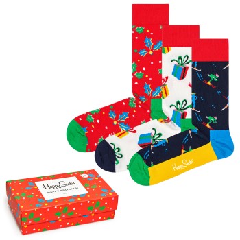 Happy socks 3 pakkaus Playing Holiday Gift Box