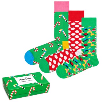 Happy socks 3 stuks Holiday Gift Box