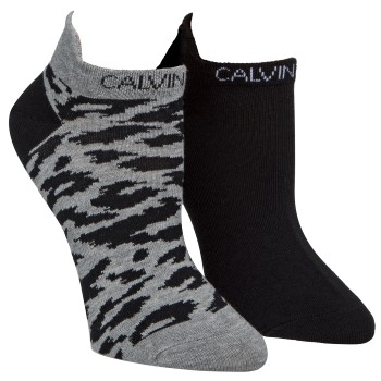 Calvin Klein 2 stuks Libby Leopard Liner Sock * Gratis verzending *