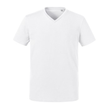 Russell Pure Organic Men Heavy Tee V Neck * Actie *