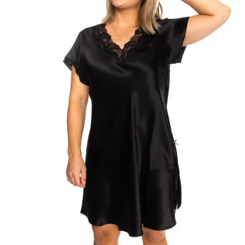 Lady Avenue Pure Silk Nightgown With Lace * Actie * afbeelding
