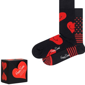 Happy socks 2 stuks I Love You Hearts Gift Box