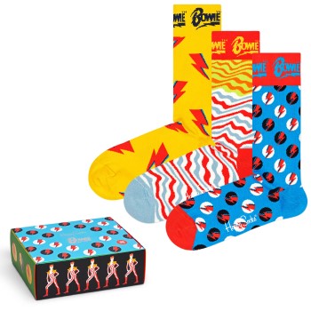 Happy socks 3 stuks David Bowie Gift Box * Actie *