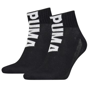 Puma 2 pakkaus Men Logo Quarter Socks