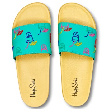 Happy Socks Lemonade Beach Slide, Happy socks