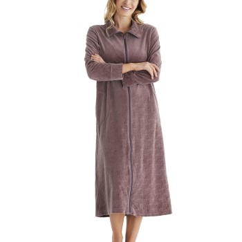 Damella Velour Jaquard Zipper Robe * Actie * afbeelding