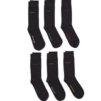 Gant 6 pakkaus Soft-Cotton Socks