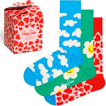 Happy socks 3 stuks I Flower U Socks Gift Set