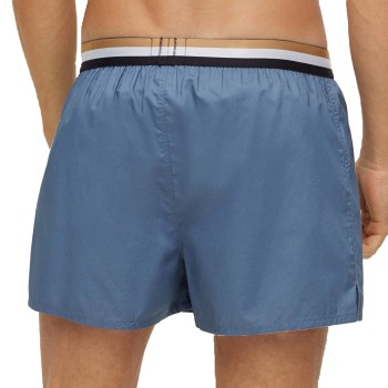 BOSS 2 pakkaus Woven Boxer Shorts With Fly A