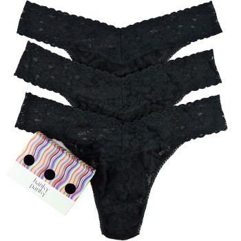 Hanky Panky 3 stuks Signature Lace Original Rise Thong * Actie *