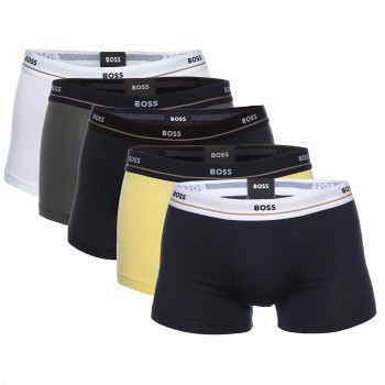 BOSS 5 stuks Jersey Quality Cotton Mix Solid Cotton Trunks * Actie *