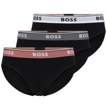 BOSS 3 stuks Solid Cotton Power Brief * Actie * afbeelding