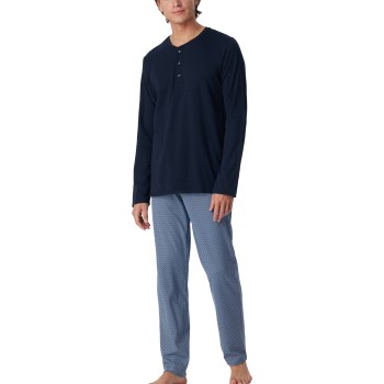 Schiesser Long Fine Interlock Collar Pyjamas * Actie *