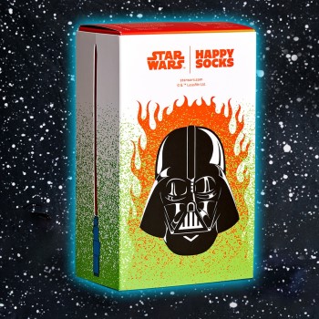 Happy socks 3 stuks Star Wars Yoda And Vader Gift Box