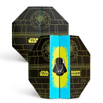 Happy socks 6 stuks Star Wars Death Star Gift Box