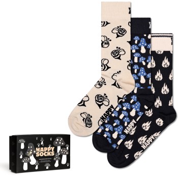 Happy Sock Monochrome Magic Socks Gift Set 3 stuks * Actie *