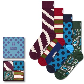 Happy Sock New Vintage Socks Gift Set 4 stuks * Actie *