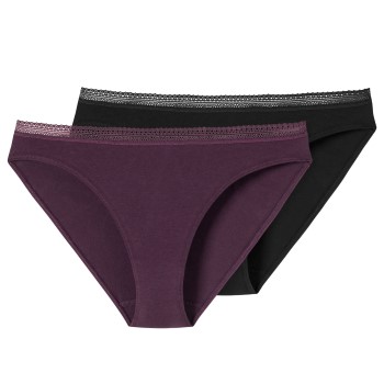 Schiesser 2 stuks Cotton Lace Rio Slip * Actie * afbeelding