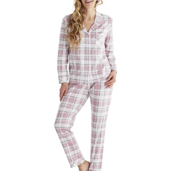 Damella Checked Cotton Pyjamas afbeelding