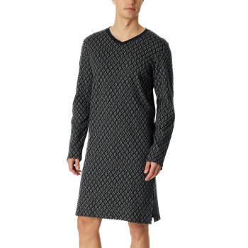 Schiesser Fine Interlock Men Longsleeve Nightdress * Actie * afbeelding