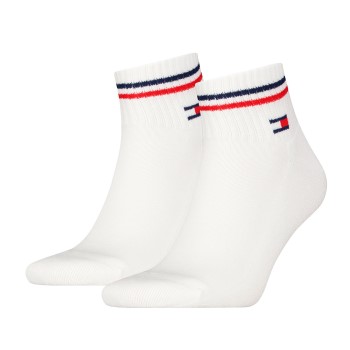 Tommy Men Uni TJ Iconic Quarter Socks 2 pakkaus, Tommy Hilfiger Legwear