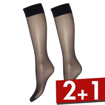 Decoy 2 stuks Soft Lux 15 DEN Knee high Socks