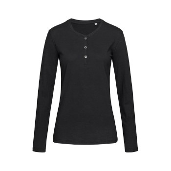 Stedman Sharon Henley Long Sleeve For Women * Actie * afbeelding