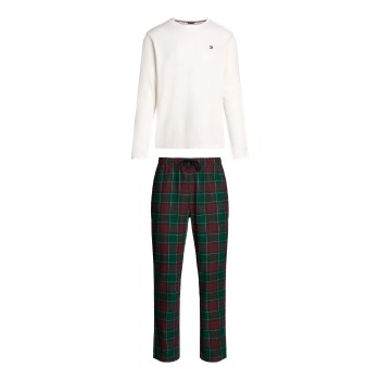 Tommy Hilfiger Long Sleeve Waffle Flannel PJ Set