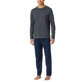 Schiesser Casual Essentials Long Pyjama Round Neck * Actie * afbeelding