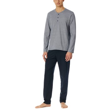 Schiesser Casual Essentials Long Pyjama Button * Actie * afbeelding