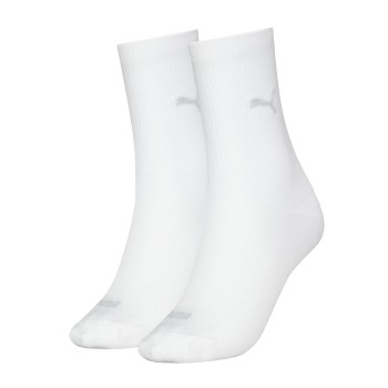 Puma 2 stuks Women Logo Crew Socks 