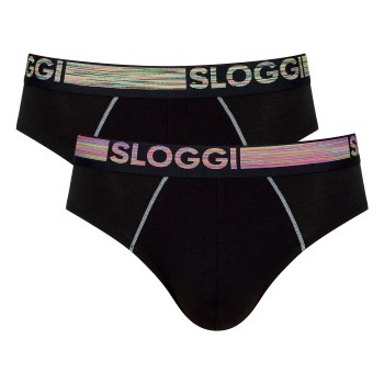 Sloggi 2 stuks Men GO ABC Natural Midi Briefs 