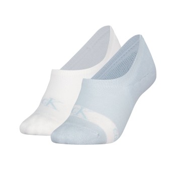 Calvin Klein Legwear Calvin Klein 2 stuks Glossy High Cut Footie Socks