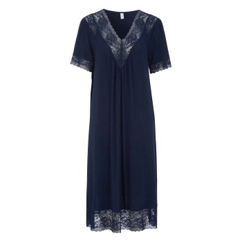 Damella Plain Lace Short Sleeve Nightdress * Actie * afbeelding