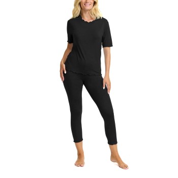 Damella Bamboo Short Sleeve Pyjamas * Actie * afbeelding