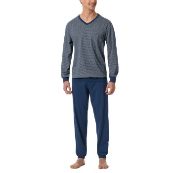 Schiesser Comfort Essentials V-Neck Long Pyjamas * Actie * afbeelding