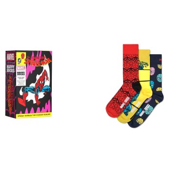 Happy socks 3 stuks Marvel Spider Man Gift Set afbeelding