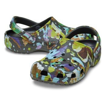 Crocs Classic Painted Floral Clog * Actie * afbeelding