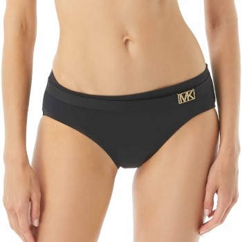 Michael Kors Logo Solids Belted Bikini Bottom