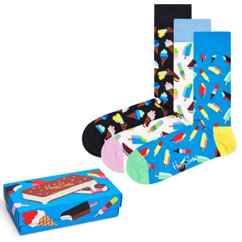 Happy socks 3 stuks Ice Cream Gift Box