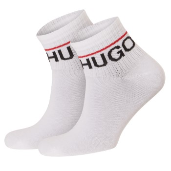 HUGO 2 stuks Label Rib Short Socks * Actie *