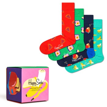 Happy socks 4 stuks Food For Thought Socks Gift Box
