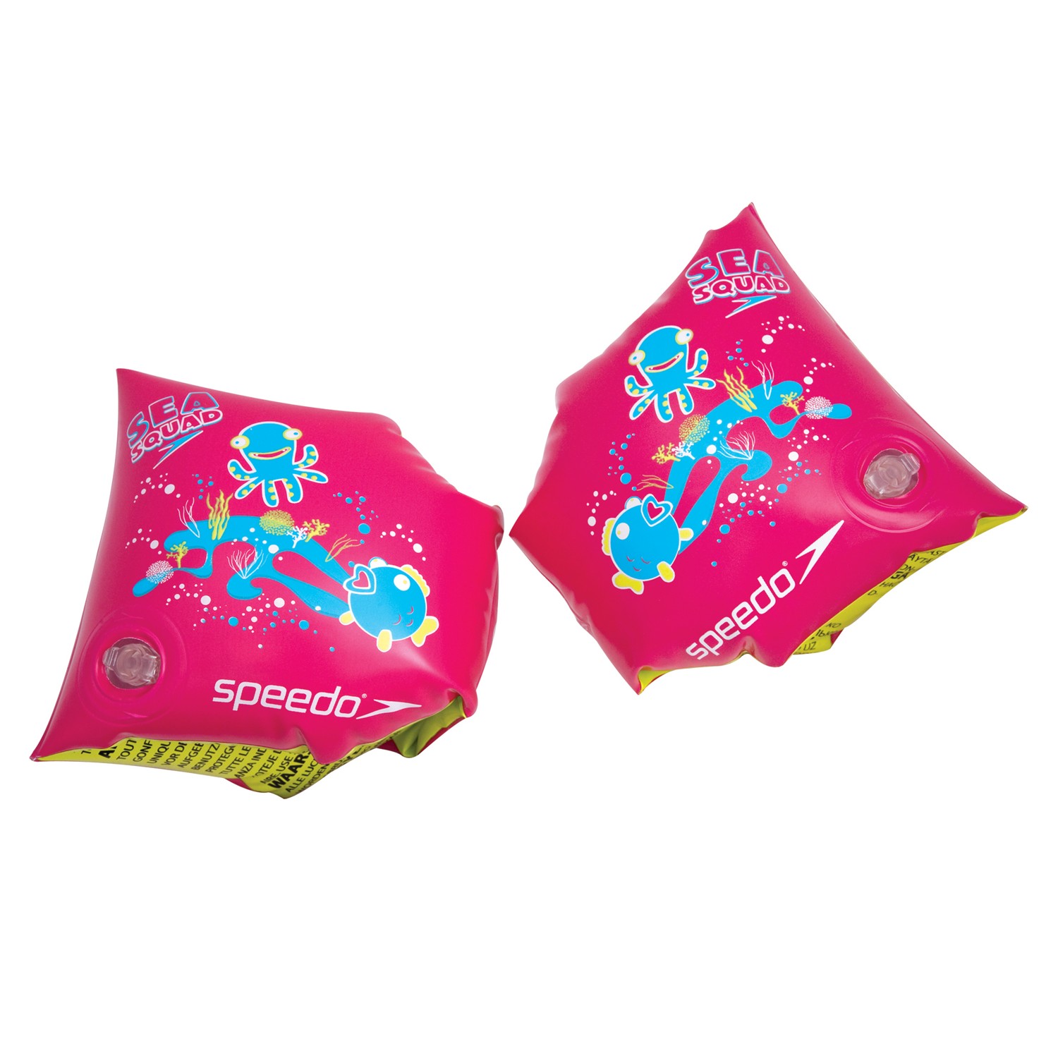 Speedo Sea Squad Armbands Jun Pink