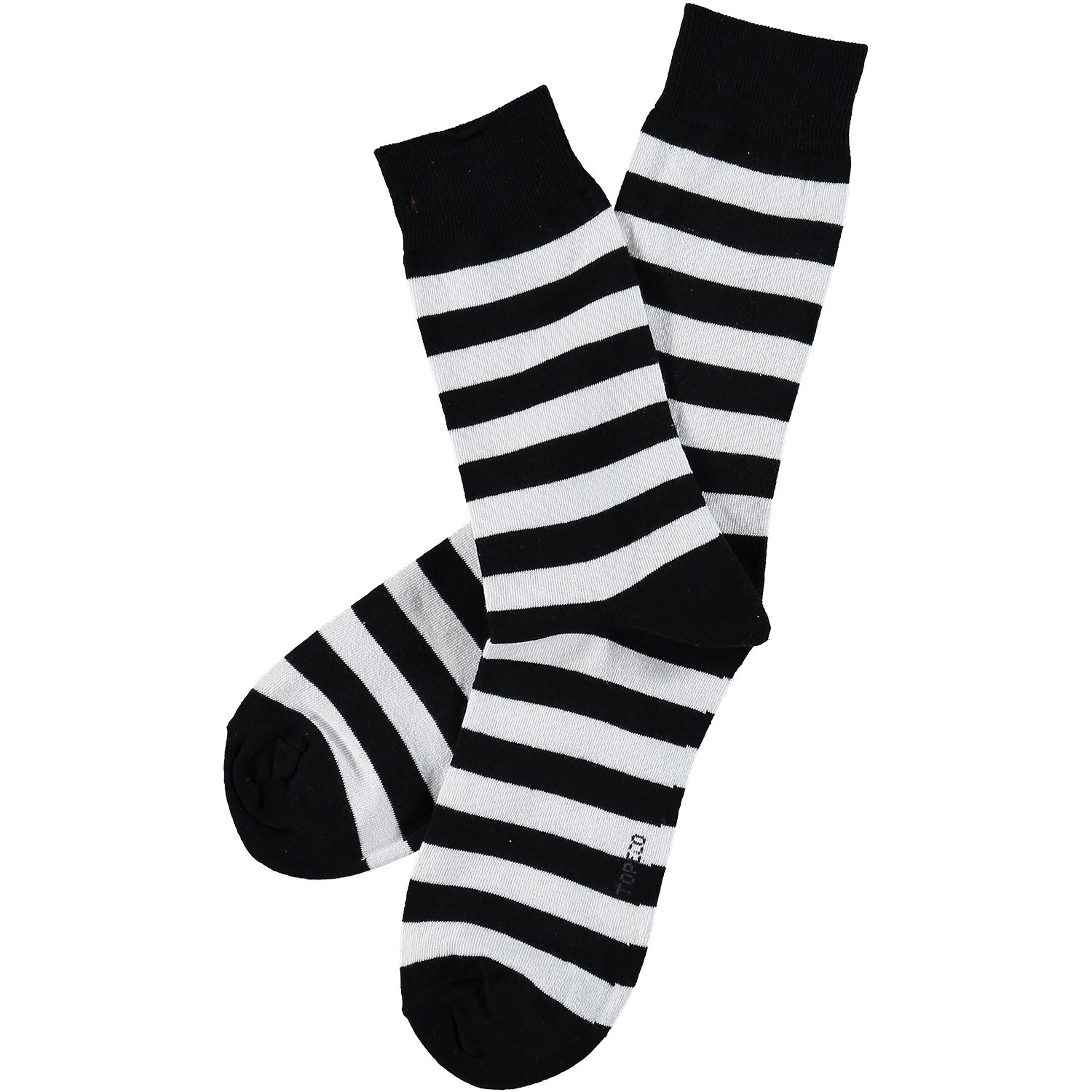Topeco Mens Classic Socks Block Stripe