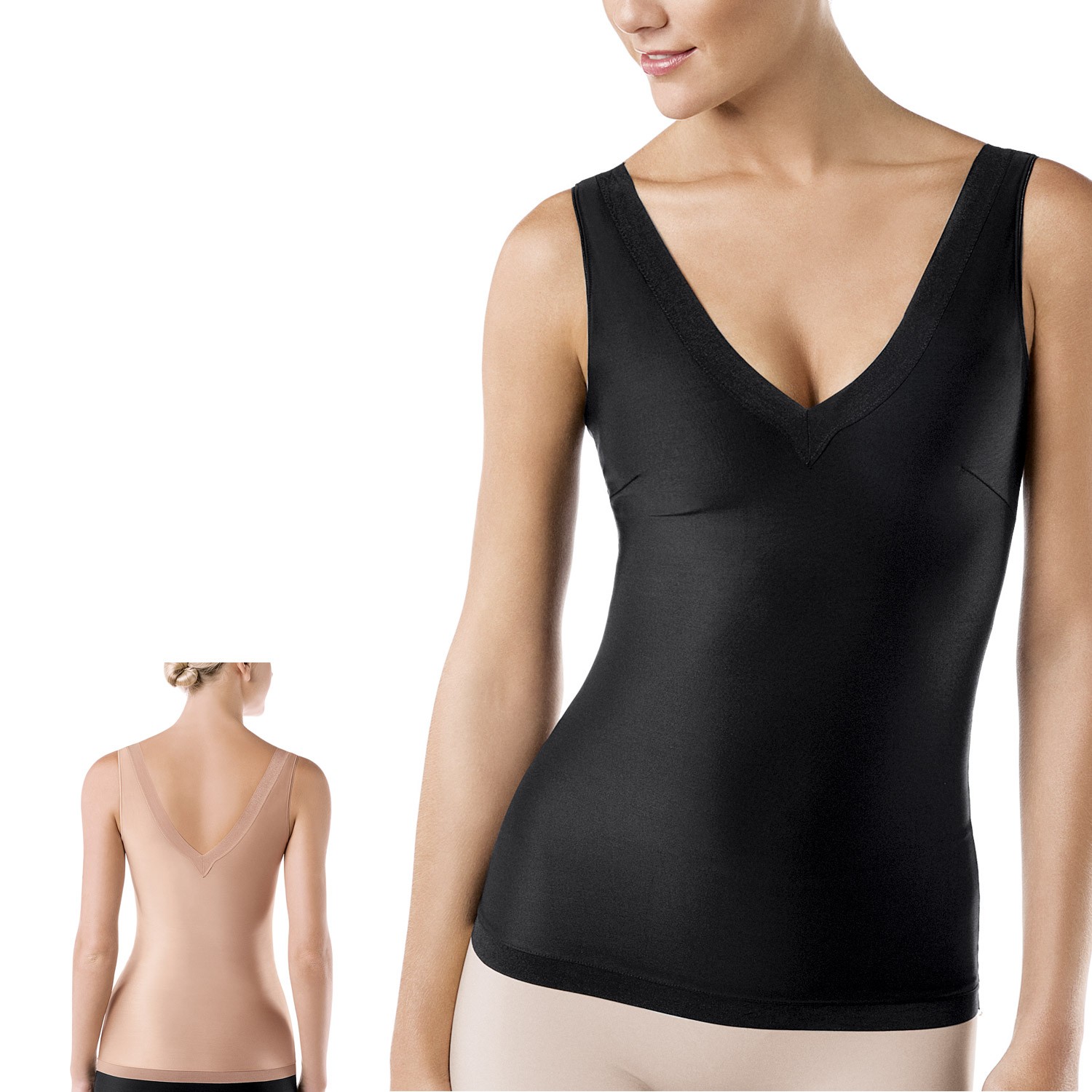 Spanx V-Neck Cami Black