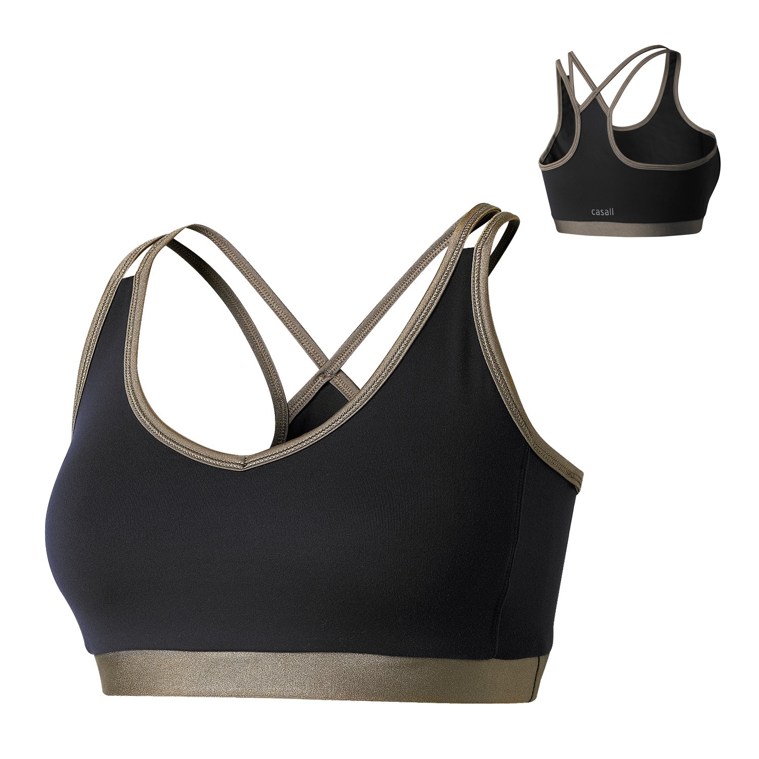 Casall Pulse Strap Top Black